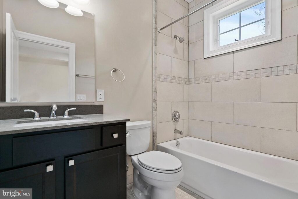 Bathroom remodel — tile and vanity