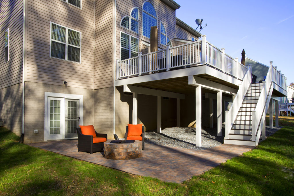 Deck — evening view
