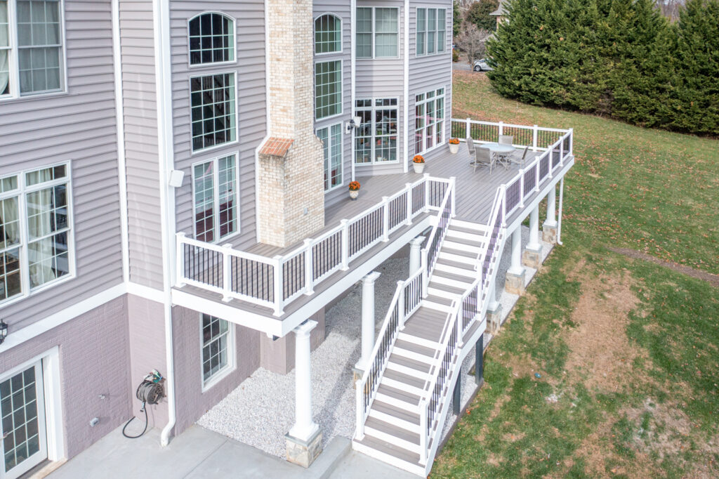 Deck — overhead view