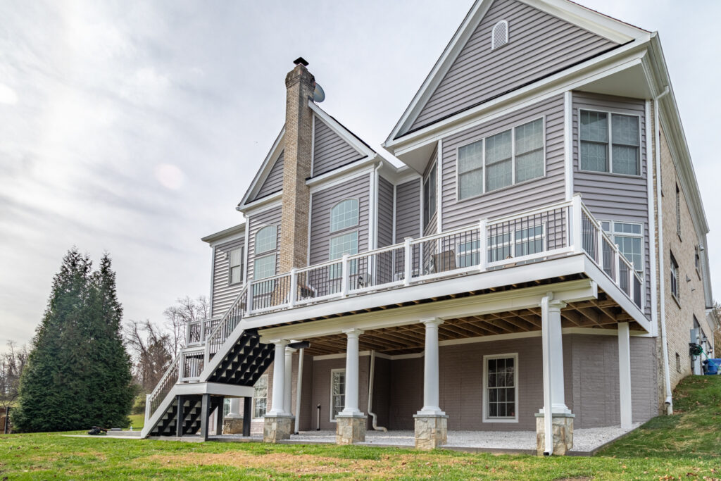 Deck — stairs and landing