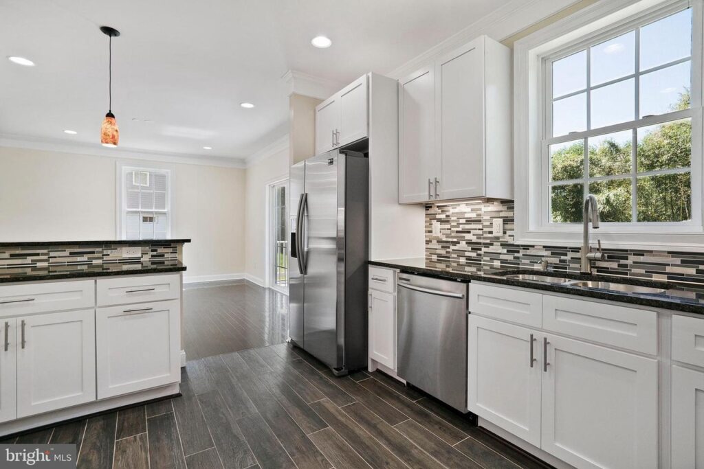 Kitchen remodel — backsplash detail