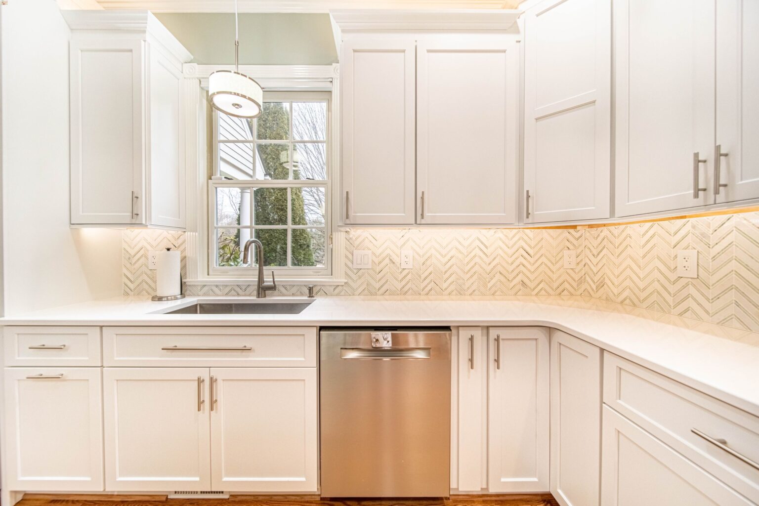 Kitchen remodel — countertop and fixtures